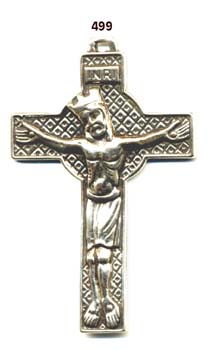 499 - Crucifix, Crowned Christ, Eastern Europe