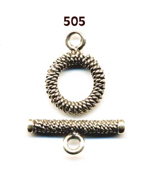 505 - Clasp, Woven Toggle