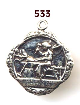 533 - Medal, Angel at the Forge