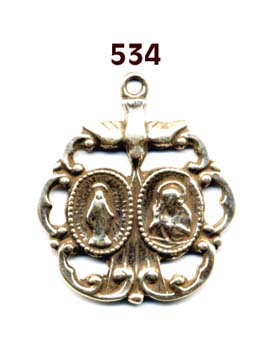 534 - Medal - Scapular, Holy Spirit