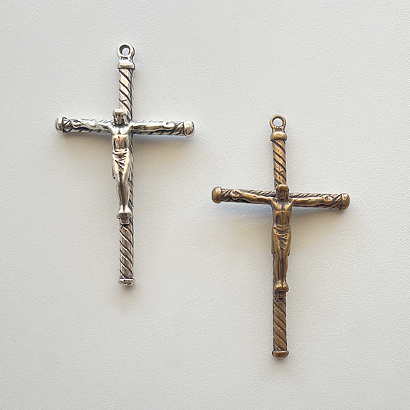 549 - Crucifix, Spiral Cross