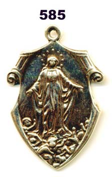 585 - Medal - Assumption of Mary