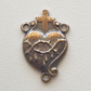 613 - Center, Precious Blood w/cross 3/4"