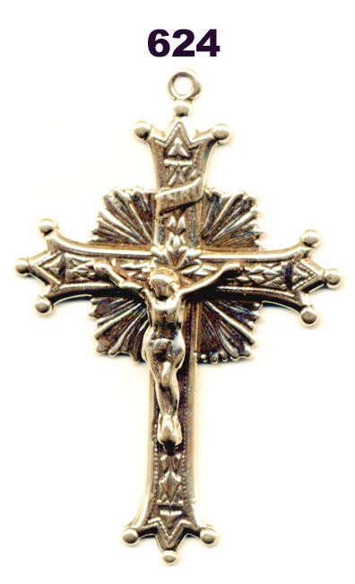 624 - Crucifix, Elegant Rays