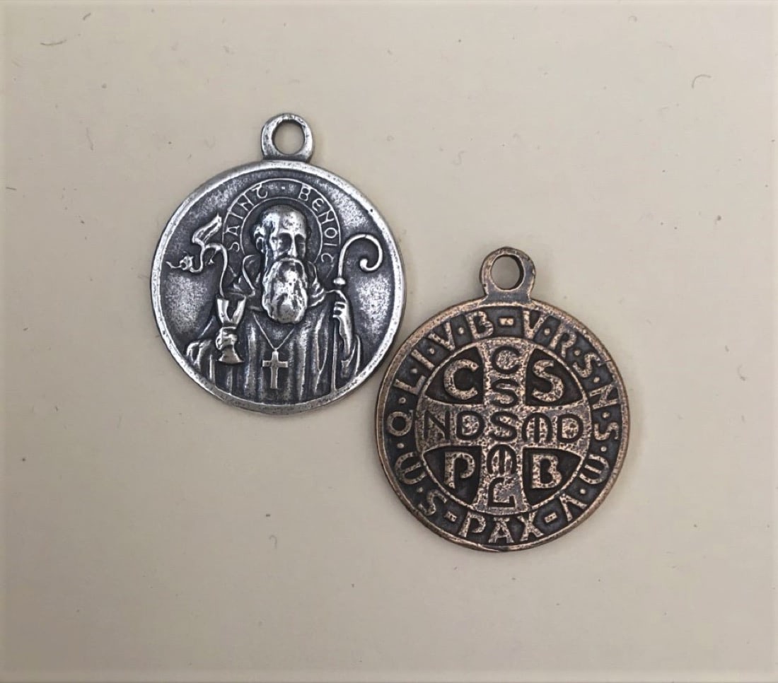 628 - Medal, St. Benedict