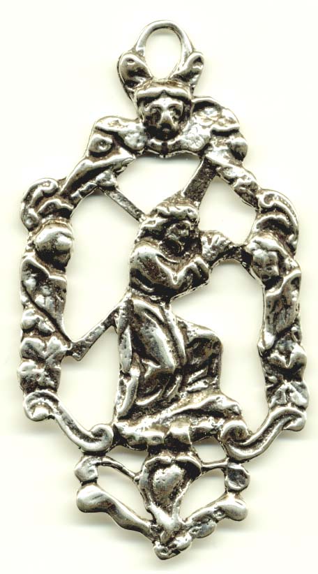 679 - Medal - Jesus Carrying Cross, 19c