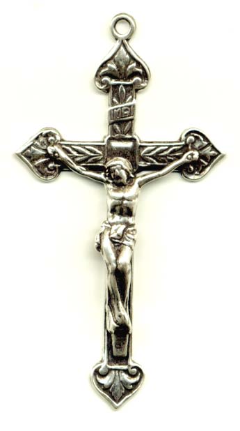 689 - Crucifix, w/4 Hearts