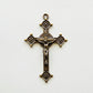 718 - Crucifix, Trinity Form w/Flowers