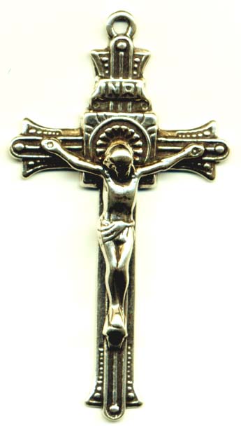 723 - Crucifix, Beaded Lines