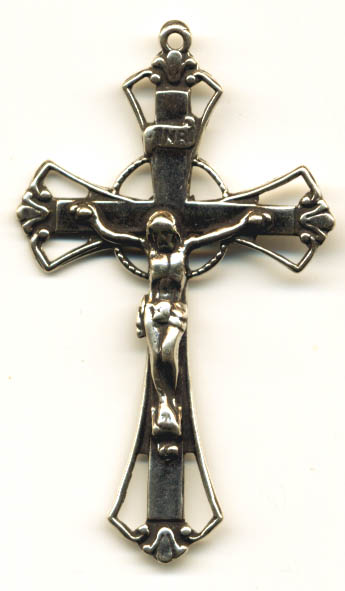 743 - Crucifix, Open Circle