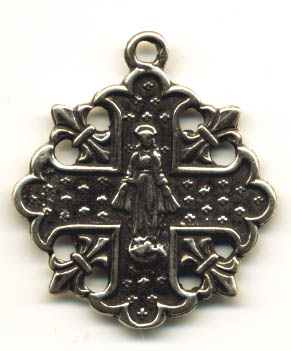 745 - Medal - Mary with Cross