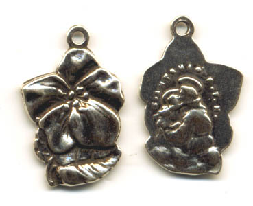 749 - Medal, Flower/St. Anthony