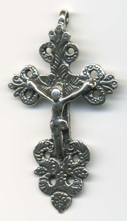 772 – Crucifix, Child's– 18C Latin Am.