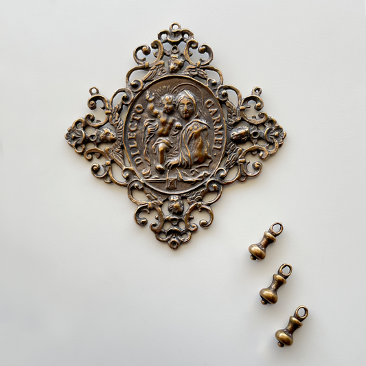 773 - Medal/Pendant - Dilecto Carmel, 1718 - 3"