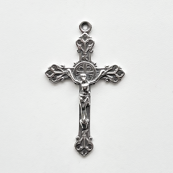 810 - Crucifix, Budded Hearts