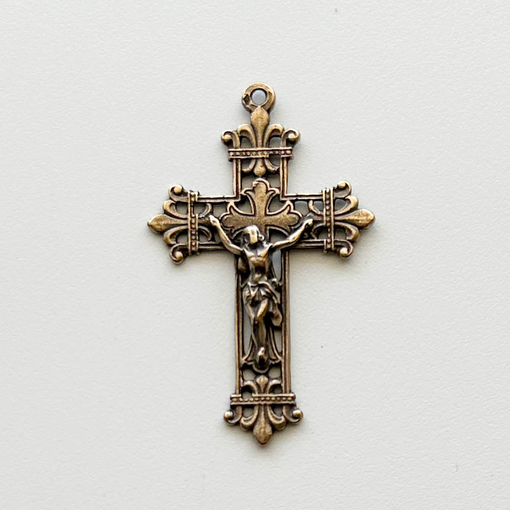 813 - Crucifix, Squared Openwork