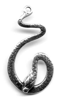 860 - Charm, Curled Snake