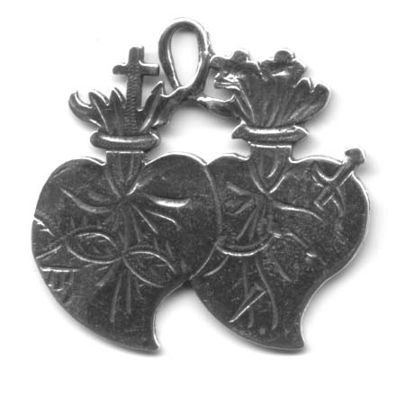 878 - Medal, 2 Hearts, Latin America