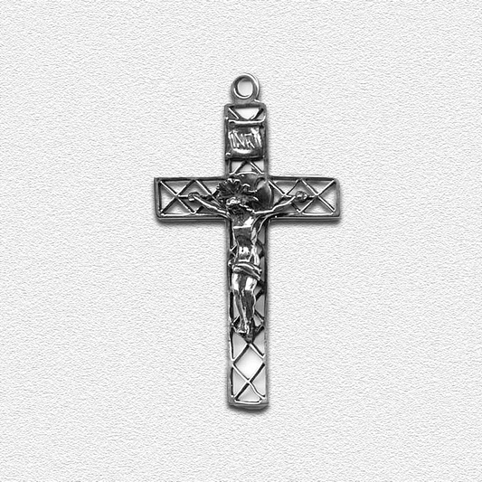 889 - Crucifix - Openwork with Halo