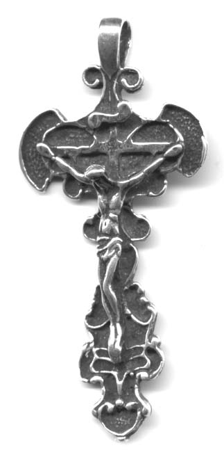 890 - Crucifix - Antique, Ornate