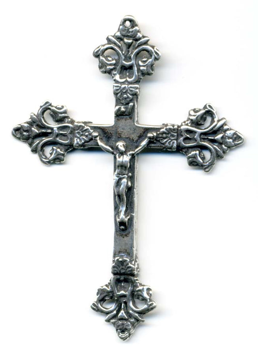924 - Crucifix - Communion, Victorian Era, Large, France