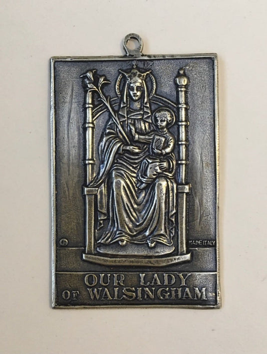 OR-06 ORNAMENT – Our Lady of Walsingham with Baby Jesus Seated on Throne